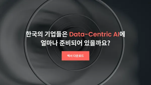 한국의 기업들은 Data-Centric AI에 얼마나 준비되어 있을까요?