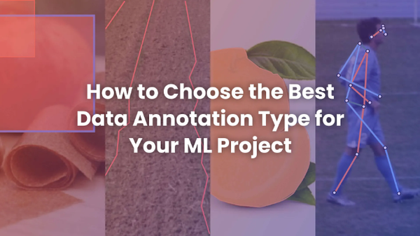 ML 프로젝트별 최적의 데이터 어노테이션 타입을 선택하는 방법